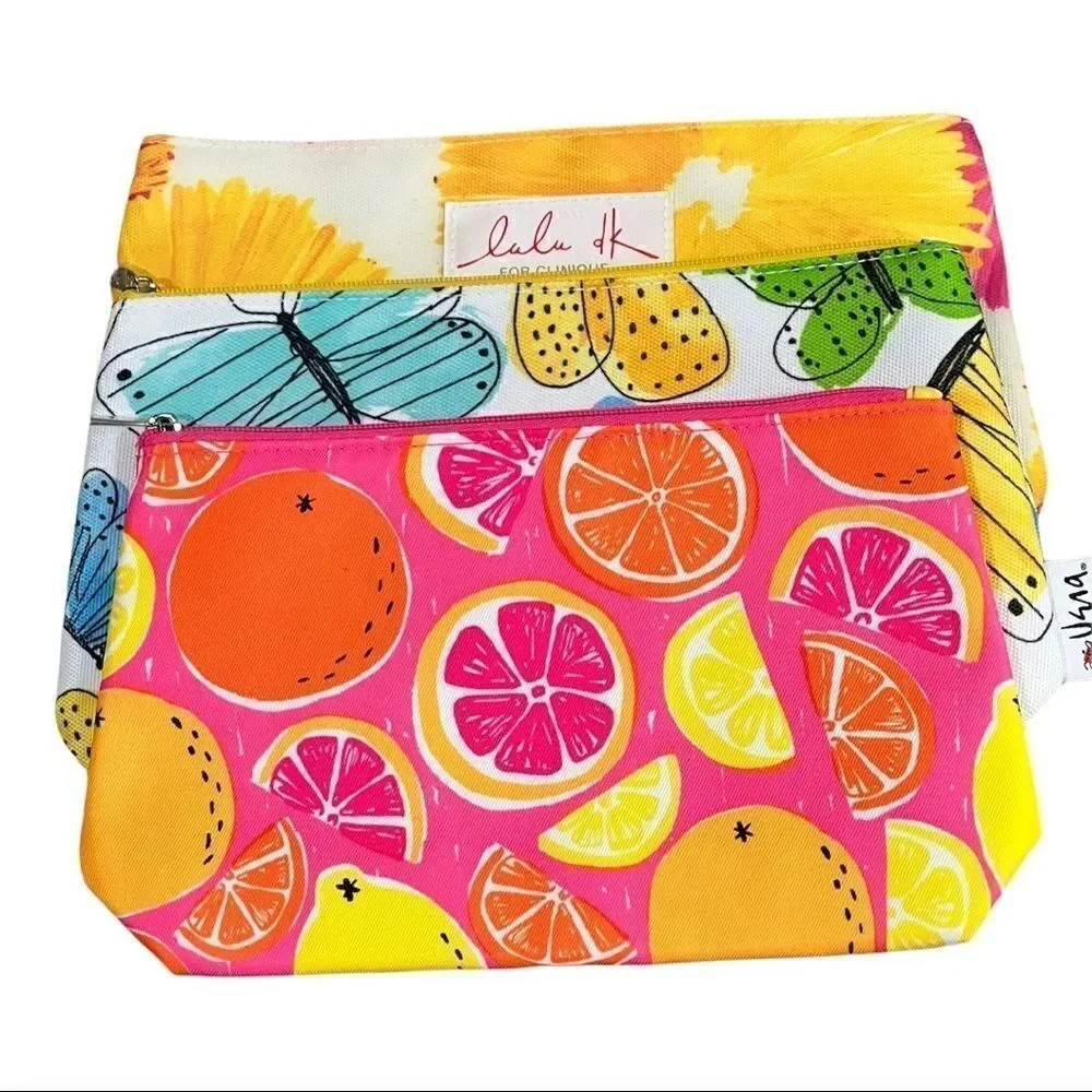 Clinique - Three Medium Size Clinique Assorted Makeup Bags/Pouches